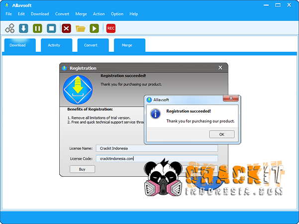 allavsoft video downloader converter serial code